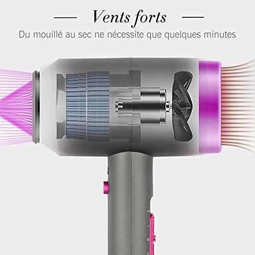  Profesionale Aspiratore Per Capelli Ionic Italiano con Motore AC 3 Livelli di Calore Pulsante per Aria Fredda 1 Aderent