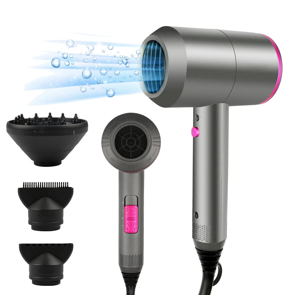  Profesionale Aspiratore Per Capelli Ionic Italiano con Motore AC 3 Livelli di Calore Pulsante per Aria Fredda 1 Aderent