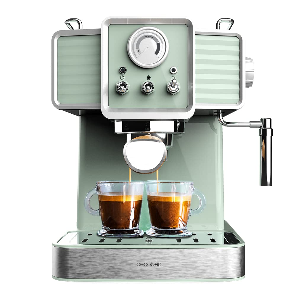  Cecotec Caffettiera Express Power Espresso e Cappuccino, 1350 W, Thermoblock e Vaporizzatore
| Cecotec Caffettiera Expr