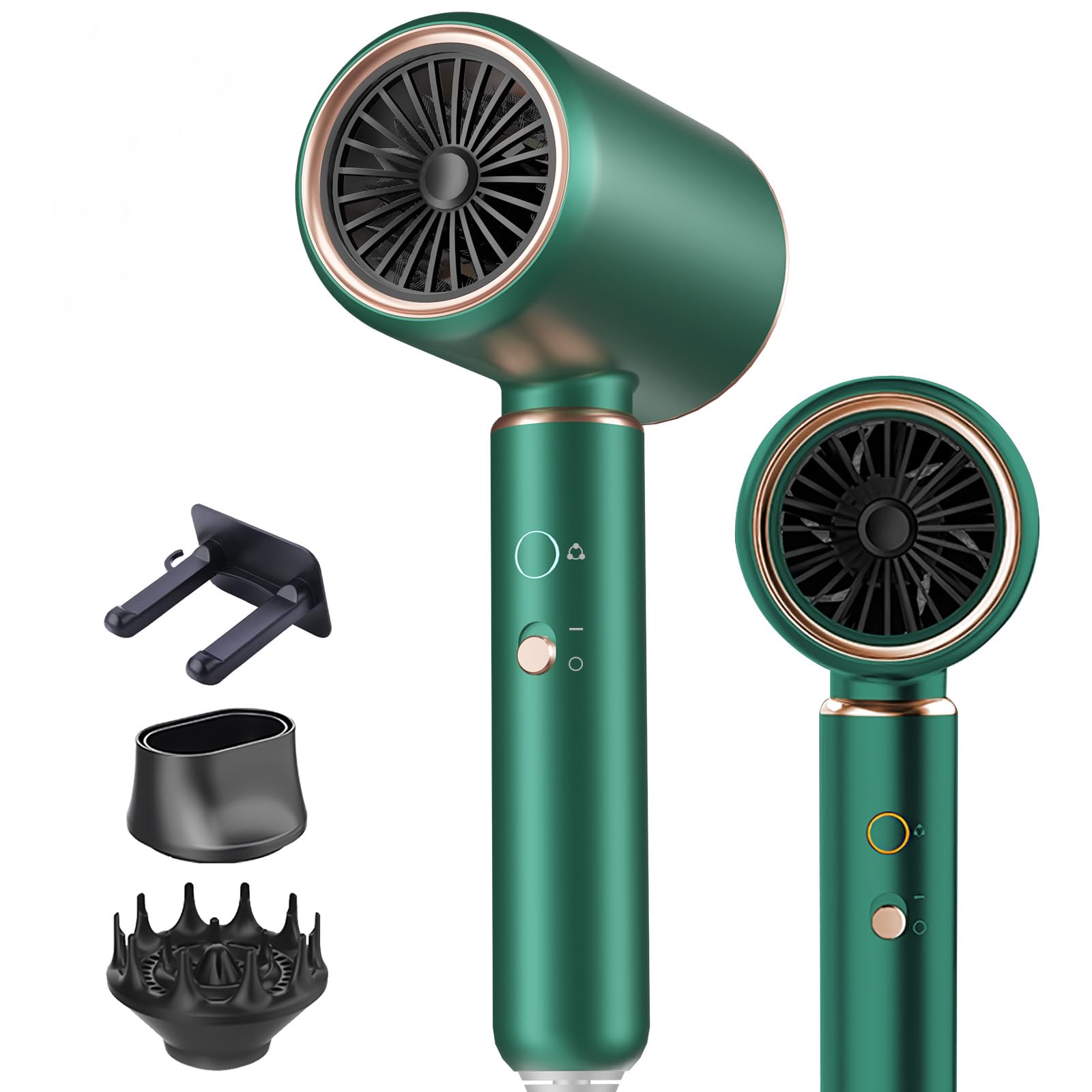  Ionic Professional Hair Dryer 2200W per Nova per il Lavaggio Rapido dei Capelli, Professionale per Pieloni e Styling (V