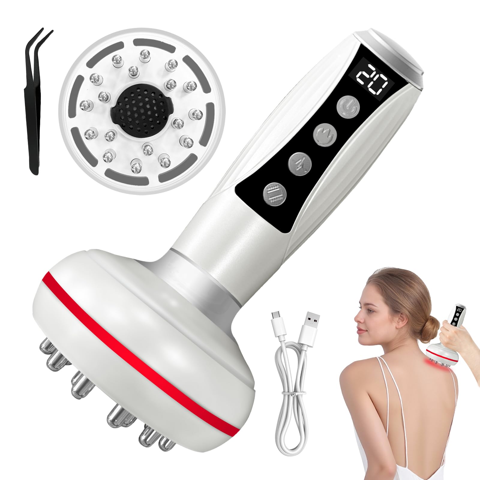  Anti-cellulite massager 9 livelli per uso domestico efficace nell'affrontare la cellulite
| Dispositivo Gua Sha 9 livel