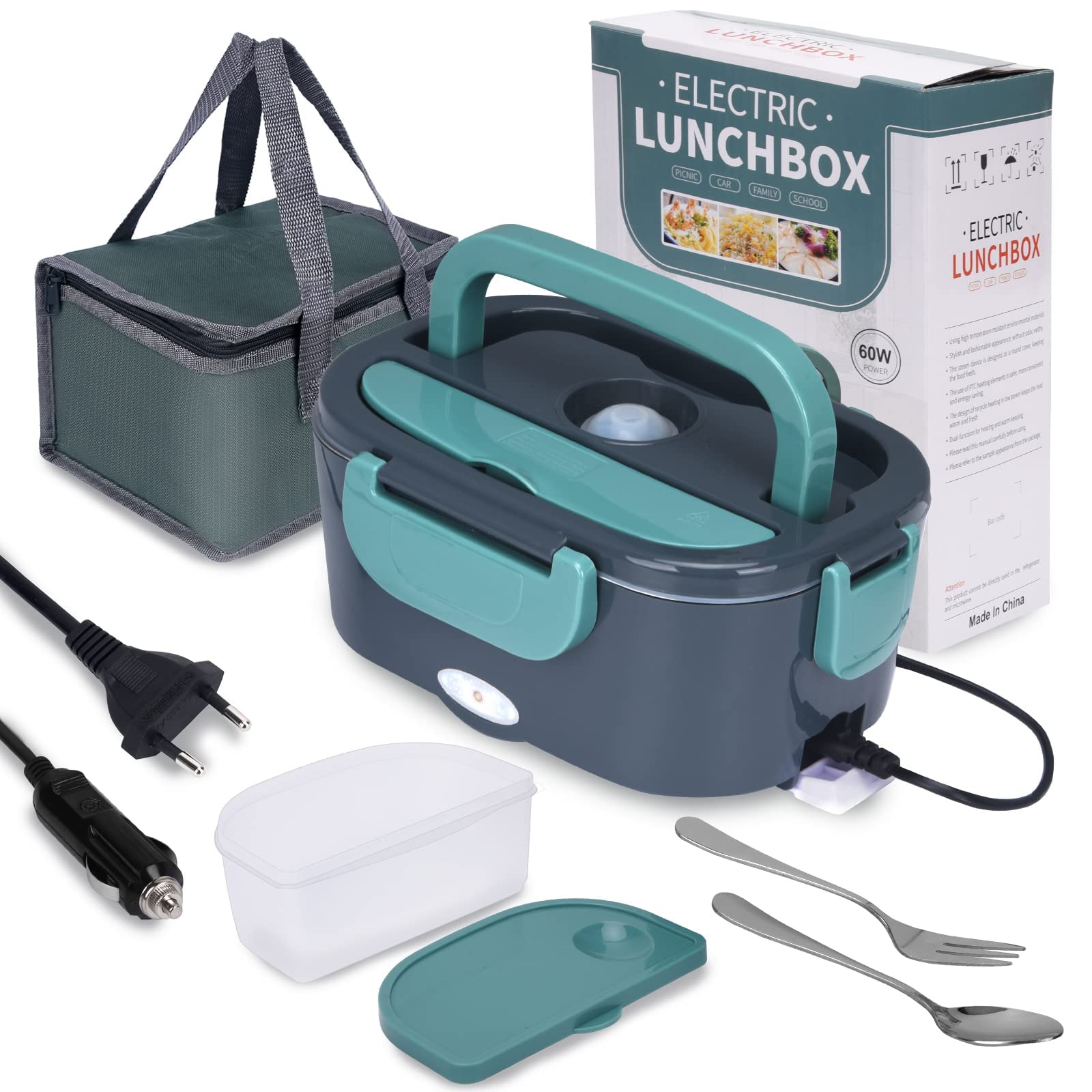  XREXS 3 in 1 1.5 L 60 W Alleviatore Alimento Portatile per Auto, Pickap, Casa o Camping
| XREXS Alleviatore Alimento 1.